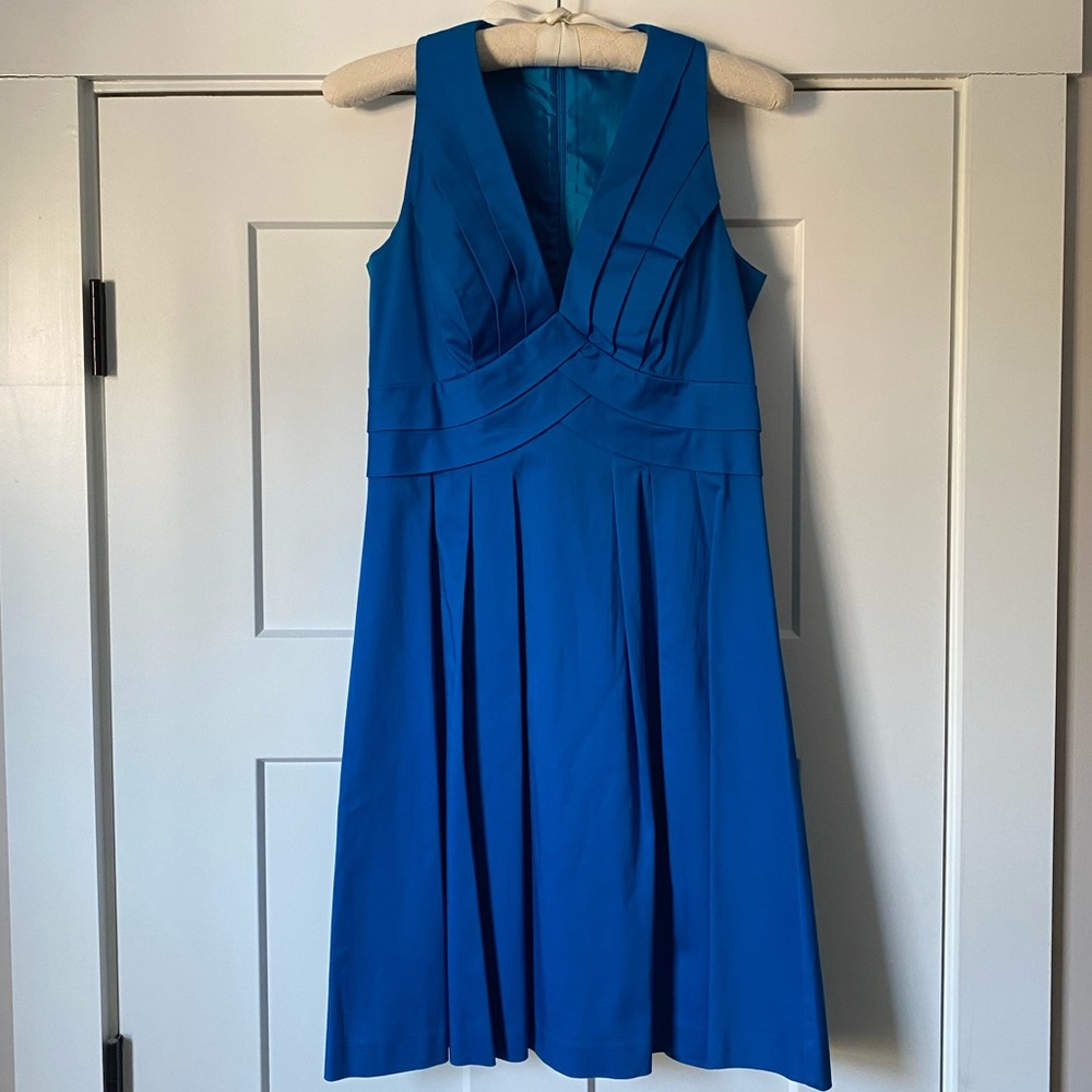 Calvin Klein Sleeveless Pleated Dress